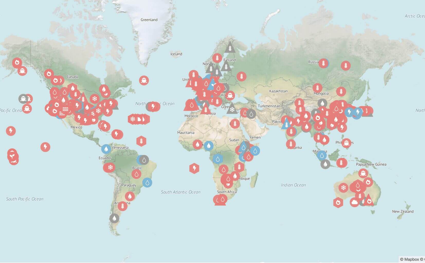 img 2819 Map of climate change effects all over the world