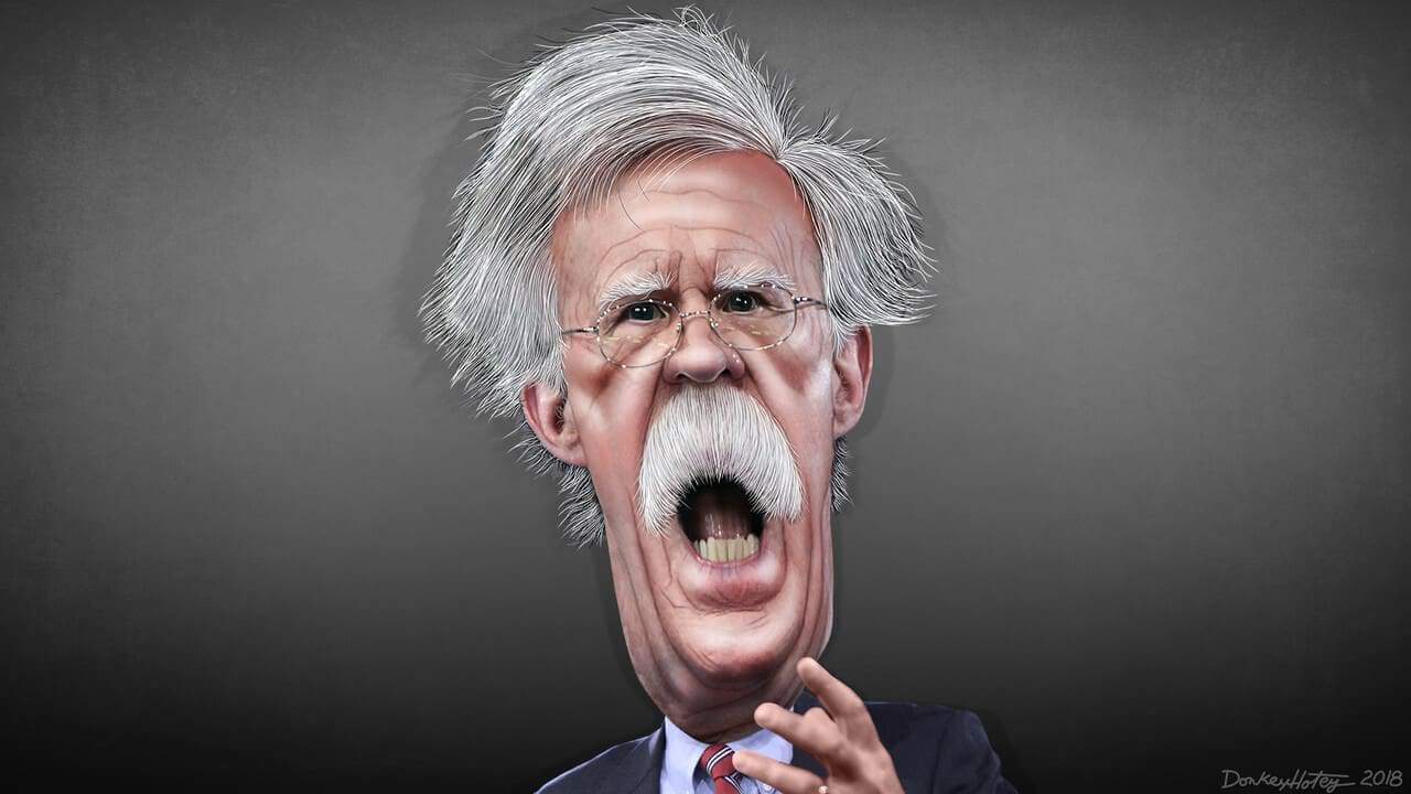 Caricature of john bolton
