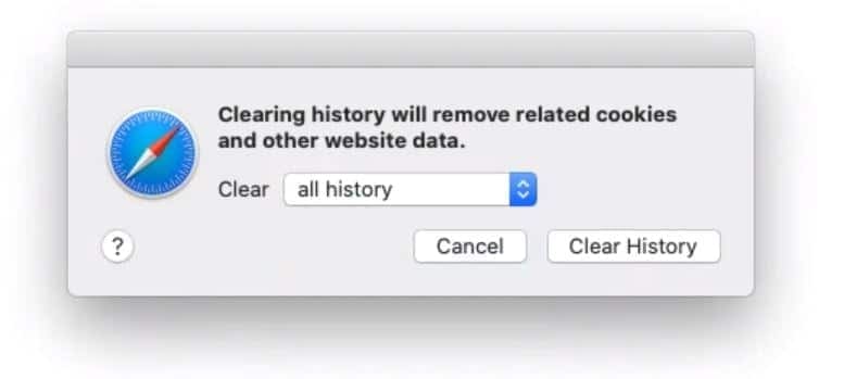 img 7256 Clear history window in safari browser