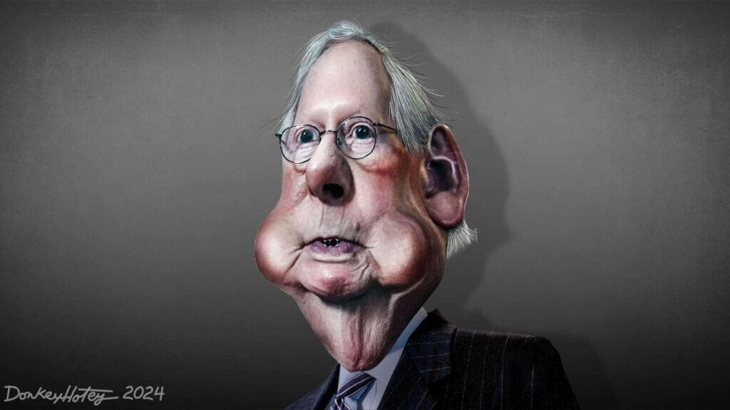 img 7495 Mental competency test needed caricature of mitch mcconnell