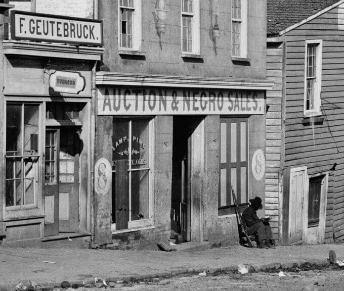 img 8360 Systemic racism a slave market in 1864