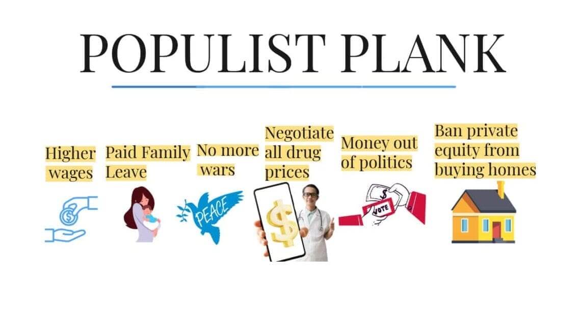 populist plank The populist plank policies
