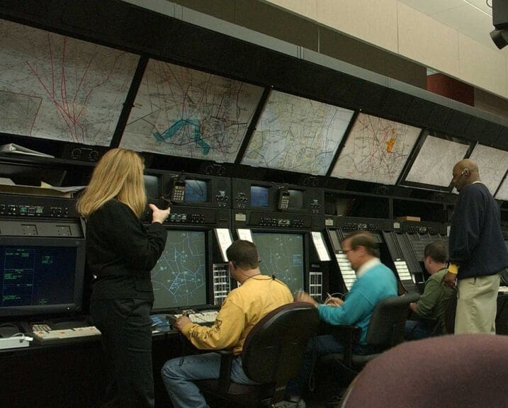 air traffic controllers working Air traffic controllers working