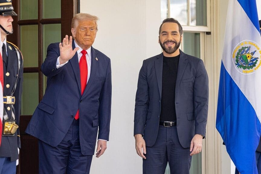 trump bukele Abrego garcia president donald trump and president nayib bukele of el salvador