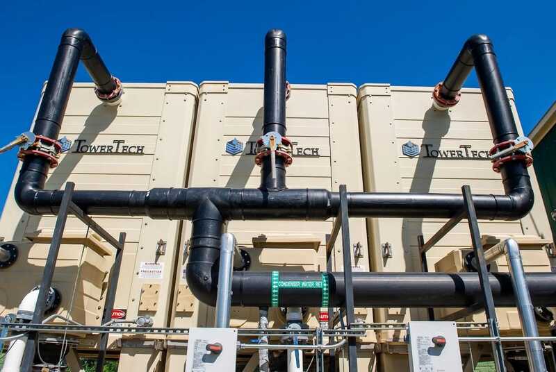 boxes and pipes Boxes with pipes leading into them