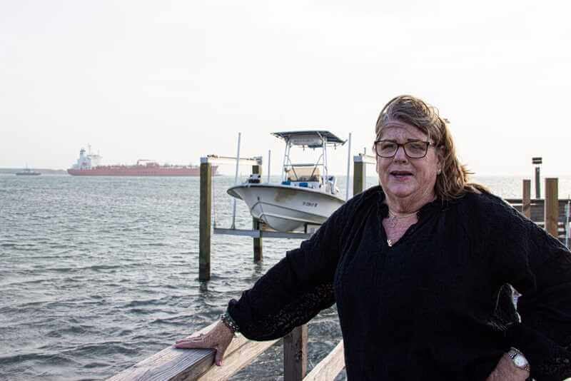 Suzie wilder on dock