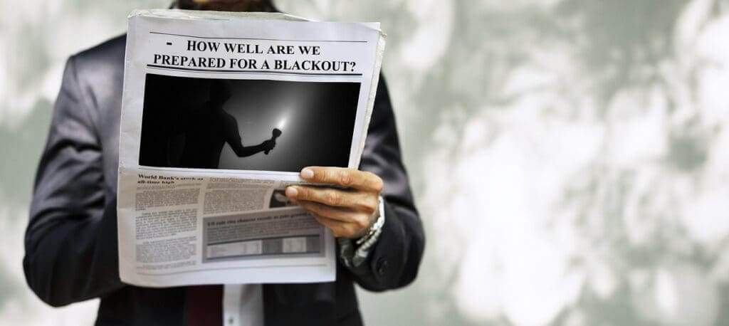 blackout prepared news Blackouts in venezuela newspaper story