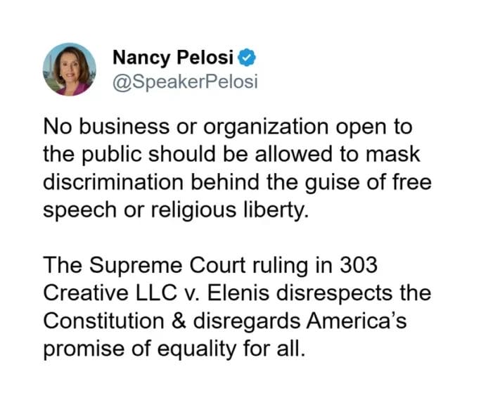 nancy tweet Tweet from pelosi