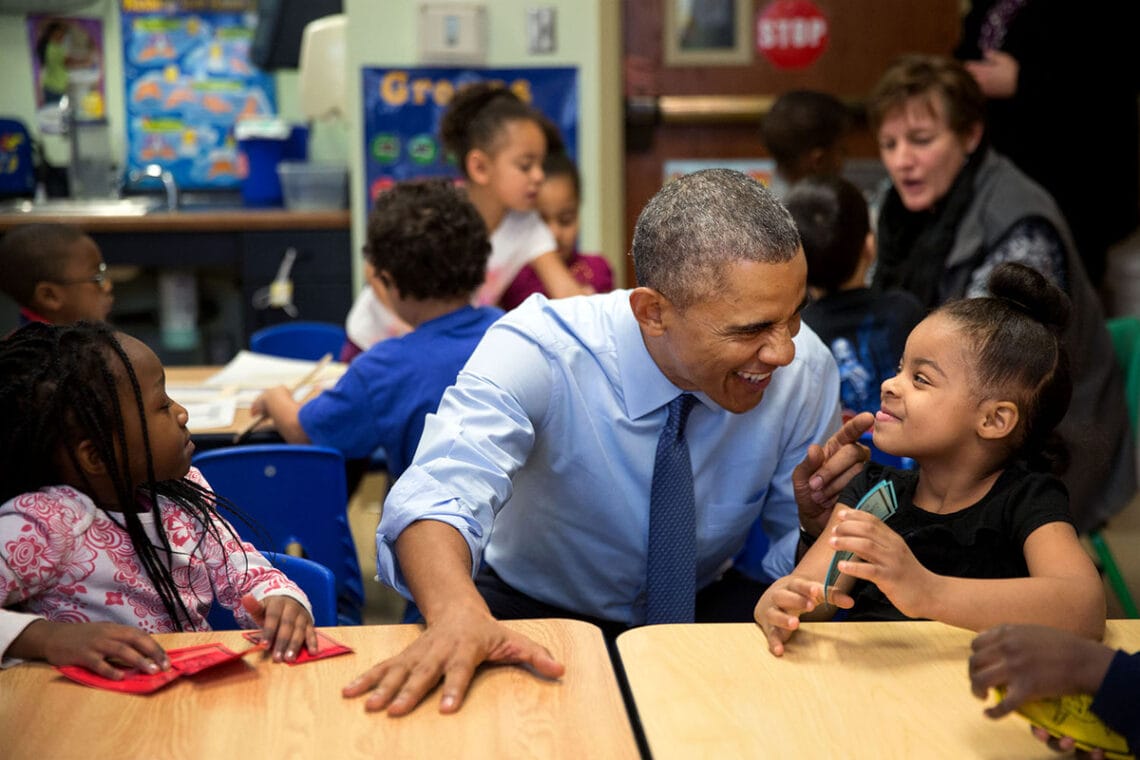 obama head start Barack obama visiting a head start