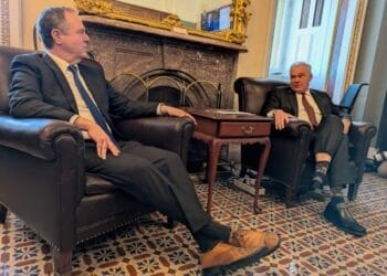 schiff meeting capitol Adam schiff and tim kaine speak to press