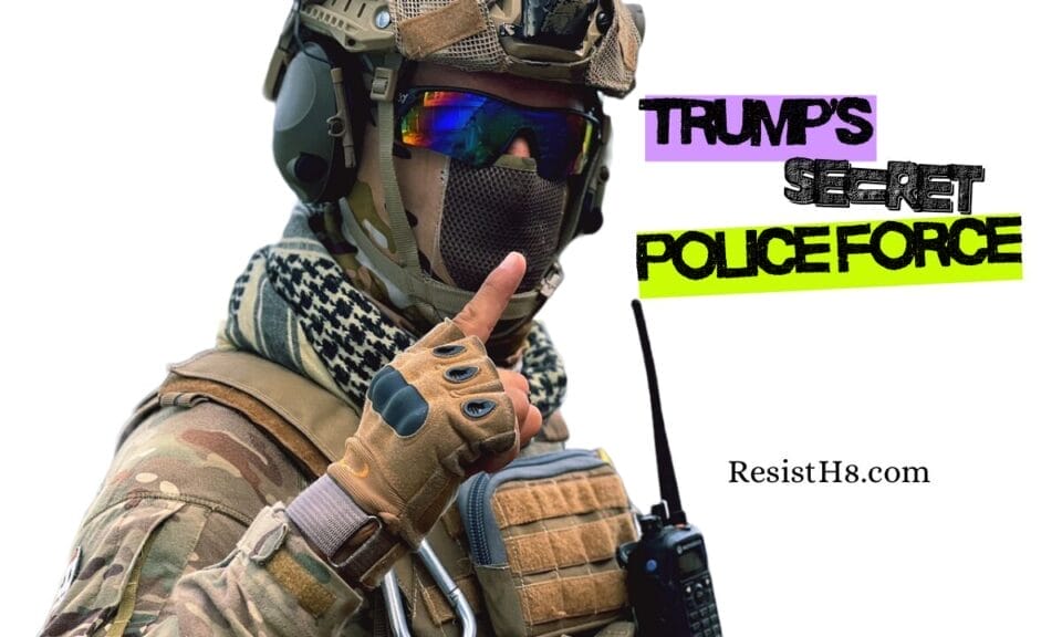 secret militia soldier Member of trump’s memohis police force