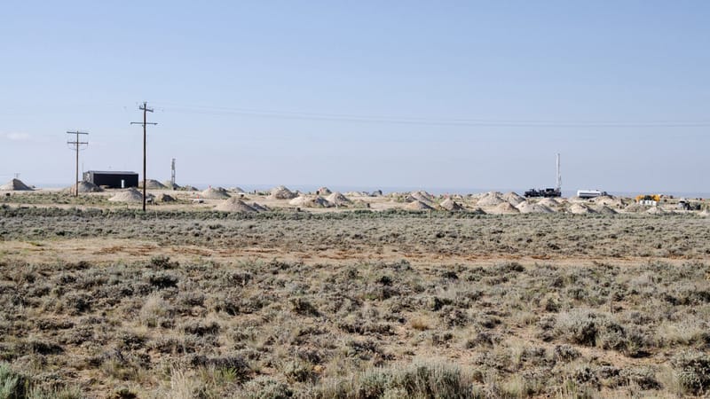 uranium mining6 As the price of uranium has increased, ur energy has drilled more wells. Credit: jake bolster/inside climate news